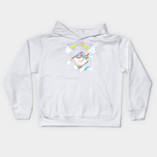 Rainbow Ninja Unicorn Kids Hoodie